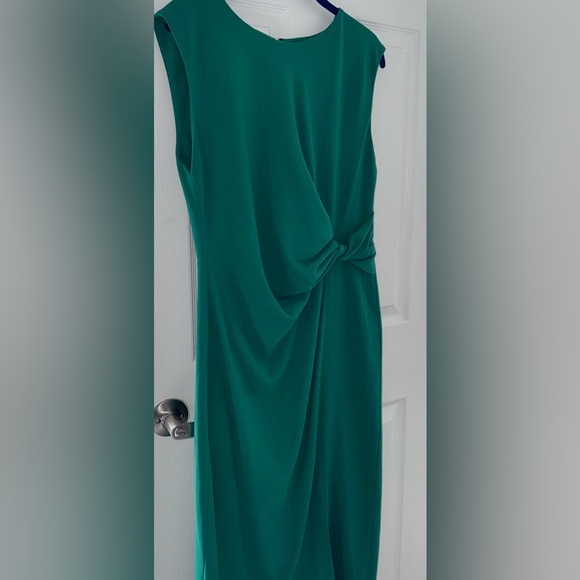 Donna Karan Emerald Green Midi Dress - Picture 6 of 9